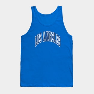 Los Angeles - Block Arch - Blue/White Tank Top